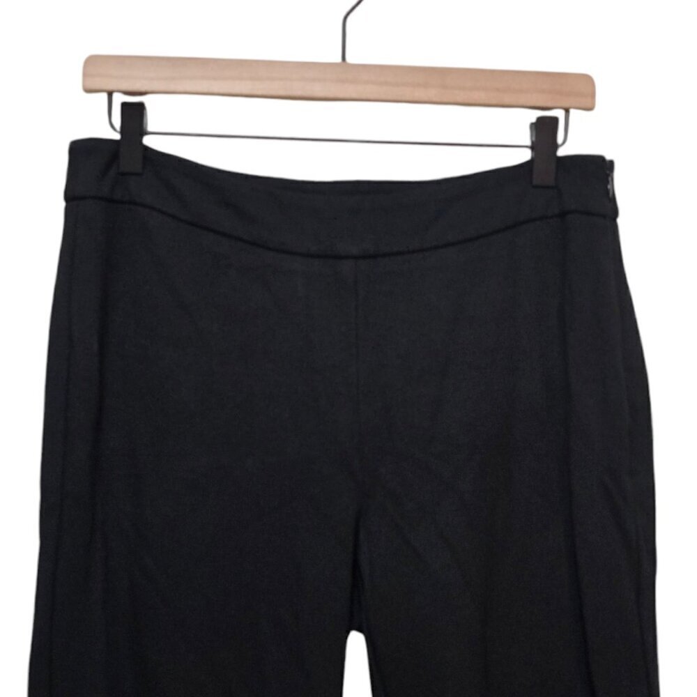 Classic Black Cropped Pants for Women - Black - Picture 3 of 10